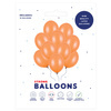 Balony metaliczne pomarańczowe 30cm 10 sztuk SB14M-005-10x