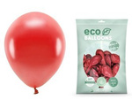 Balony Eco 26cm metalizowane czerwone 100 sztuk ECO26M-007-100x