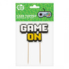 Topper na tort Game On Piksele 14,5x10cm 1 sztuka PF-DTGO
