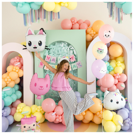 Balony Koci Domek Gabi 30cm lateksowe 6 sztuk SB14P-348-000-6