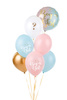 Balony kolorowe BOY OR GIRL Baby Shower 30cm 6 sztuk SB14P-308-000-6