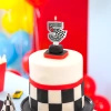 Świeczka na tort cyfra 5 Wyścigówki Race On 1 sztuka 169278