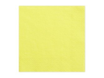 Serwetki żółte 33x33cm 240 sztuk SP33-1-084-KARTON