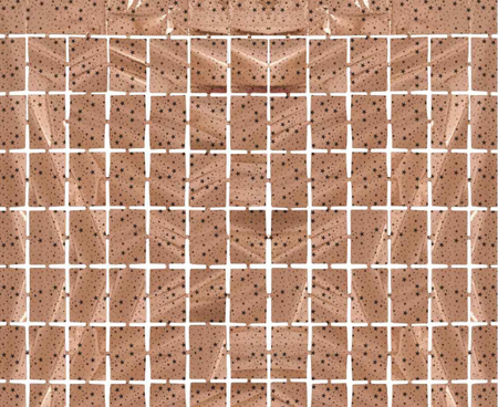 Kurtyna imprezowa różowo złota w gwiazdki kwadrat 100x200cm 1 sztuka SH-KKGR