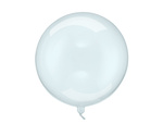 Balon Kula 40cm transparentny niebieski 1 sztuka ORB16-1-001