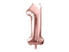 Balon foliowy 1 rose gold 86cm 1szt FB1M-1-019R