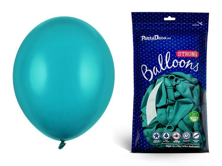 Turkusowe balony pastelowe 30cm 10 sztuk SB14P-083L-10x