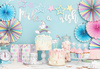 Baner urodzinowy Make a wish 60cm 1szt. GRL26-018M