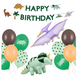 Balony Dinozaury girlanda Happy birthday zestaw