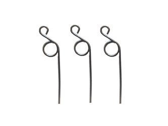 Nóżki wbijane do jajek styropianowych 300szt srebrne NWS-300x