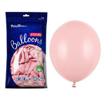 B. różowe balony pastelowe 27cm 100 sztuk SB12P-081B-100x