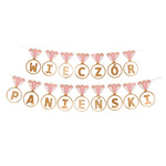 Baner na Wieczór Panieński Pierścionki 2,5m 1szt. GRL101