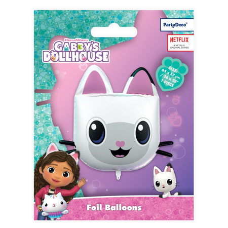 Balon Kiciuś Panduś Koci Domek Gabi 65x57 cm foliowy 1 sztuka FB324