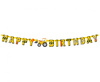 Girlanda papierowa Happy Birthday Budowa Plac Budowy 220 cm PF-GUPB