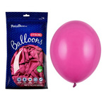 Balony różowe ciemne pastelowe 23cm 9 cali Strong 100 sztuk SB10P-006-100x
