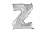 Balon foliowy Z srebrny 80cm 1szt BF32-Z-SR