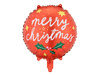 Balon foliowy Merry Christmas czerwony 45cm 1sztuka FB156