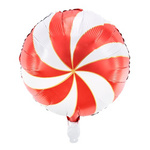 Balon foliowy Cukierek 35cm czerwony 1 sztuka FB107-007