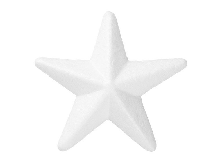 Gwiazdka styropianowa 11cm 1 sztuka GWIAZDA-11-CM/121018