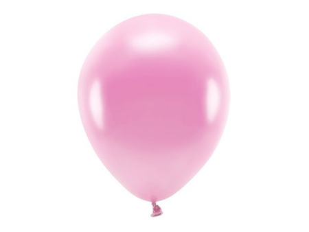 Balony metaliczne jasnoróżowe 30cm 10 sztuk SB14M-081-10x