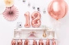 Balony na 18 urodziny różowe złoto rose gold 35cm foliowe FB10M-18-019R