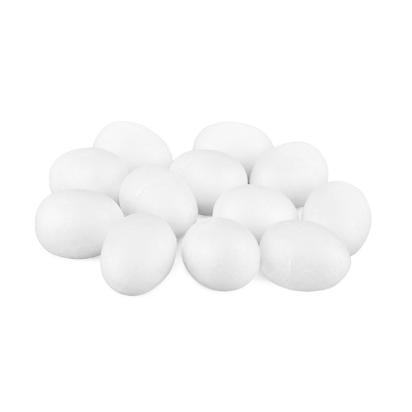 Jajko styropianowe 4cm 12 sztuk WN9708