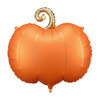 Balon Dynia pomarańczowy na Halloween foliowy 62x59cm 1 sztuka FB306