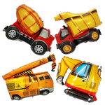 Balonów na urodziny budowa betoniarka wywrotka koparka dźwig zestaw zes-BUD22