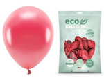 Balony Eco 30cm metalizowane jasnoczerwone 100 sztuk ECO30M-007J-100x