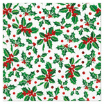 Serwetki świąteczne ostrokrzew 33 x 33 cm 20 sztuk SDL238800