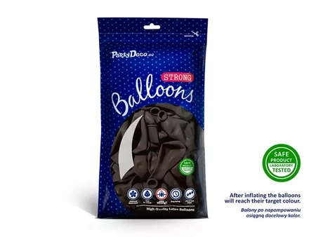 Brązowe balony pastelowe 27cm 50 sztuk SB12P-032Z-50x