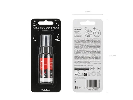 Sztuczna krew w sprayu na Halloween 30ml 1 sztuka KRW1