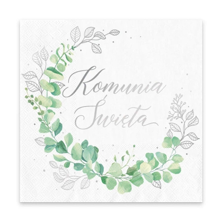 Serwetki kieszonki na sztućce bieżnik Komunia Święta zestaw zes-KOMUNIA8
