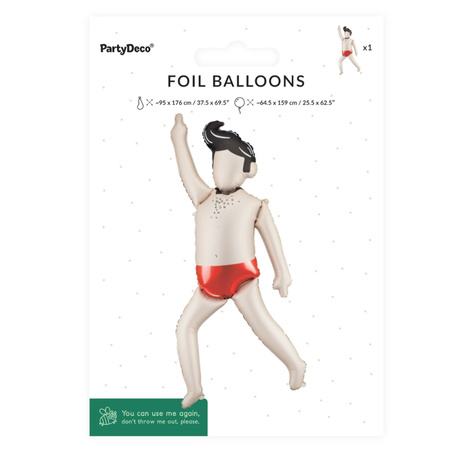 Balon na Wieczór Panieński facet foliowy 159cm 1 sztuka FB356