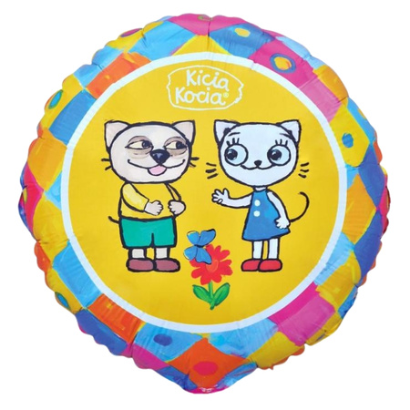 Balony na 2 urodziny Kicia Kocia girlanda kolorowe dekoracje zestaw zes-KICIA9
