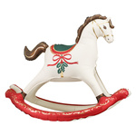 Stojący balon foliowy świąteczny koń na biegunach 118 x 104 cm 1 sztuka FB309