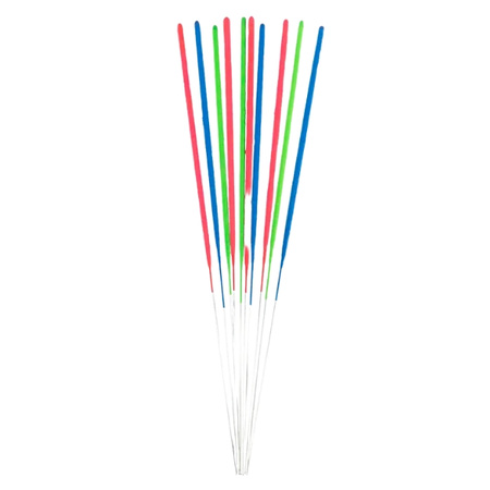 Zimne ognie 25cm neonowe 10 sztuk OS2042