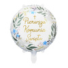 Balony na Komunię białe Pierwsza Komunia Święta gołąb zestaw ZB78