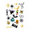 Tatuaże zmywalne na Halloween Monsters 19 sztuk 129715