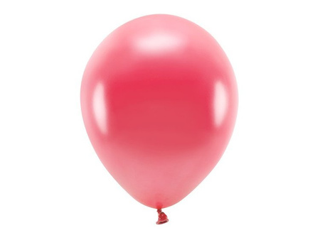 Balony Eco 26cm metalizowane jasnoczerwone 100 sztuk ECO26M-007j-100x