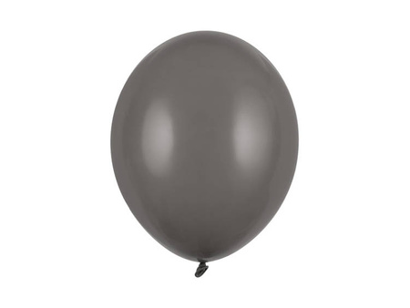 Szare balony pastelowe 30cm 50 sztuk SB14P-091-50x