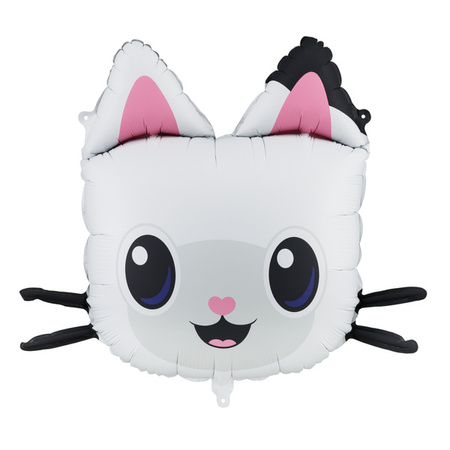 Balony Koci Domek Gabi urodziny foliowe zestaw 4 sztuki zes-GABI12