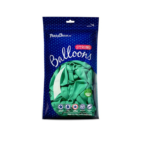 Miętowe balony pastelowe 23cm 100 sztuk SB10P-103-100x