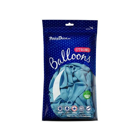 Błękitne balony pastelowe 12 cm 100 sztuk SB5P-011-100x