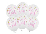 Balon It's a Girl 30cm 6 sztuk SB14P-233-008-6