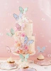 Topper na tort Motylki Motyle 9cm 9 sztuk KPT76