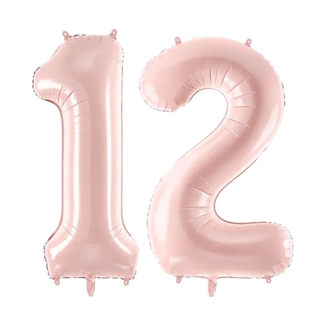 Balony foliowe 12 różowe jasne 72cm FB230P-12-081J