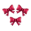 Balony foliowe kokardki czerwone 55 x 42 cm 3 sztuki 166574