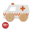 Zabawka drewniana ambulans 13 x 5 x 9 cm 1 sztuka TR-303019