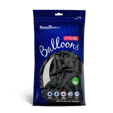 Szare balony pastelowe 30cm 100 sztuk SB14P-091-100x